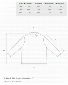 25WS E01 long-sleeved T [WHITE]