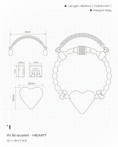 iN Bracelet-Heart